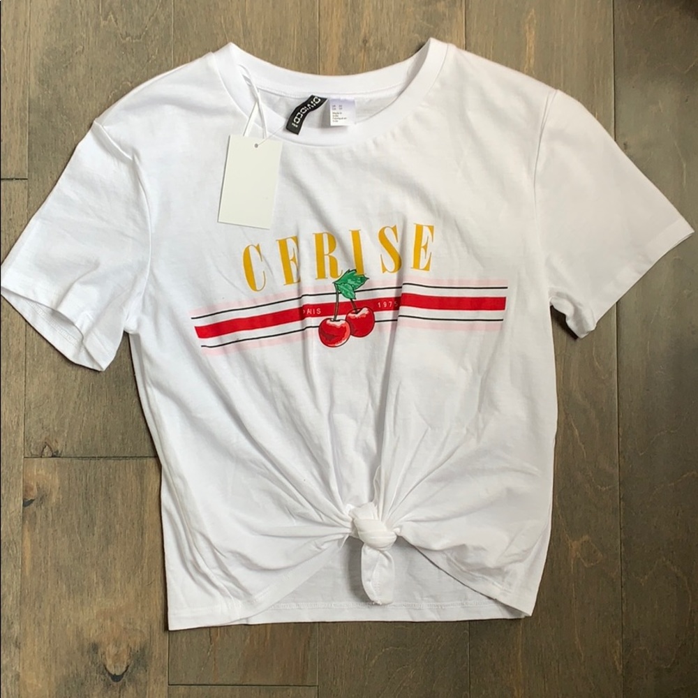 Graphic crop top
